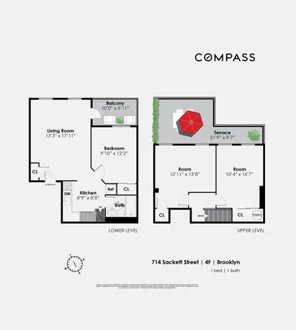 Unit for sale at 714 Sackett Street, Brooklyn, NY 11217