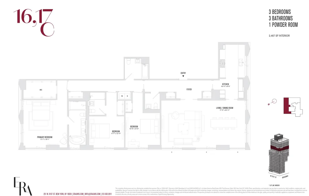 Unit for sale at 251 W 91st Street, Manhattan, NY 10024
