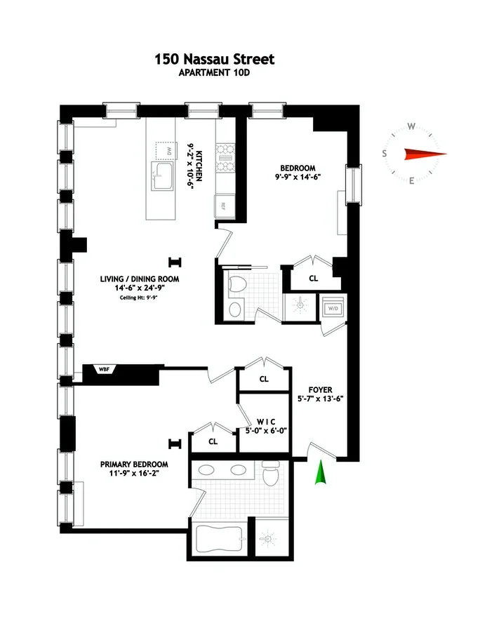 Unit for sale at 150 NASSAU Street, Manhattan, NY 10038