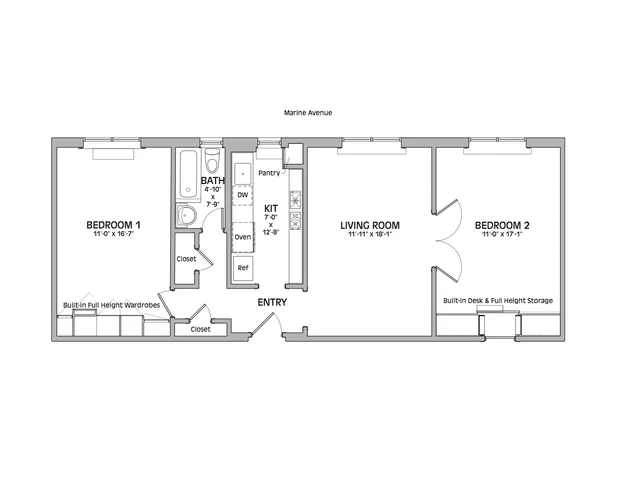 Unit for sale at 185 Marine Avenue, Brooklyn, NY 11209