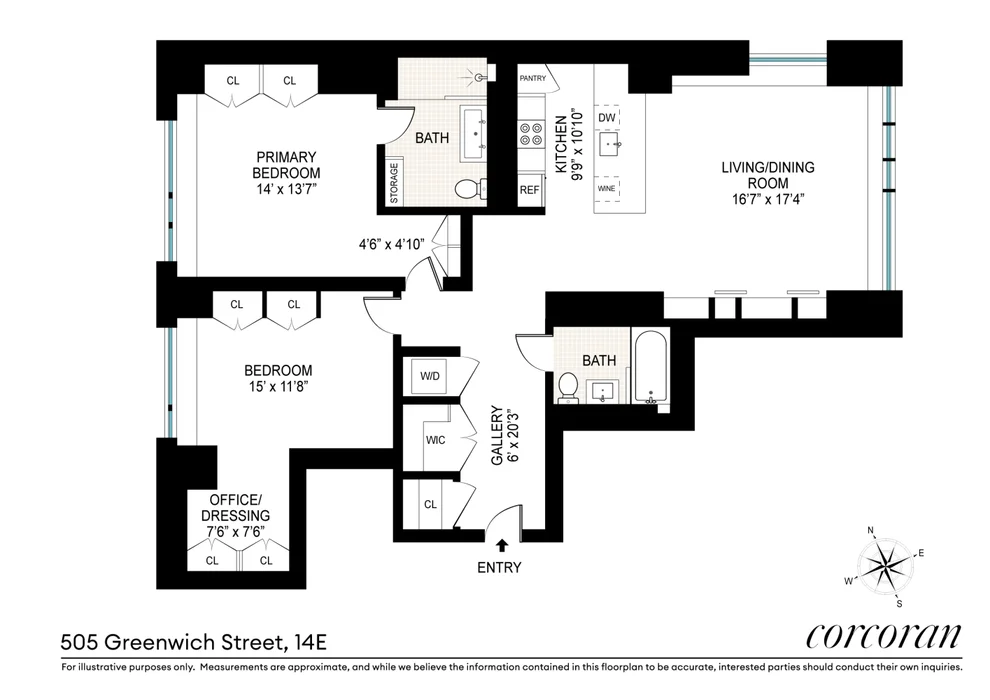 Unit for sale at 505 GREENWICH Street, Manhattan, NY 10013