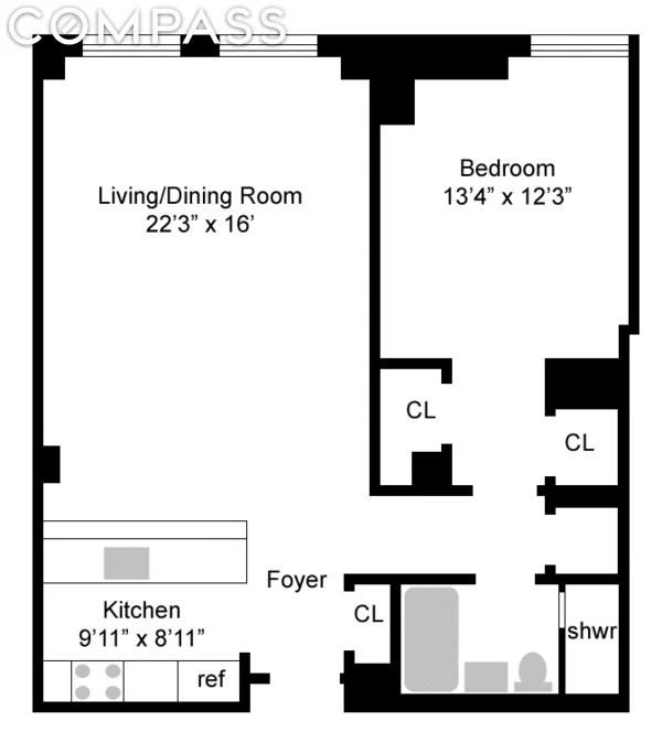 Unit for sale at 1 Hanson Place, Brooklyn, NY 11243