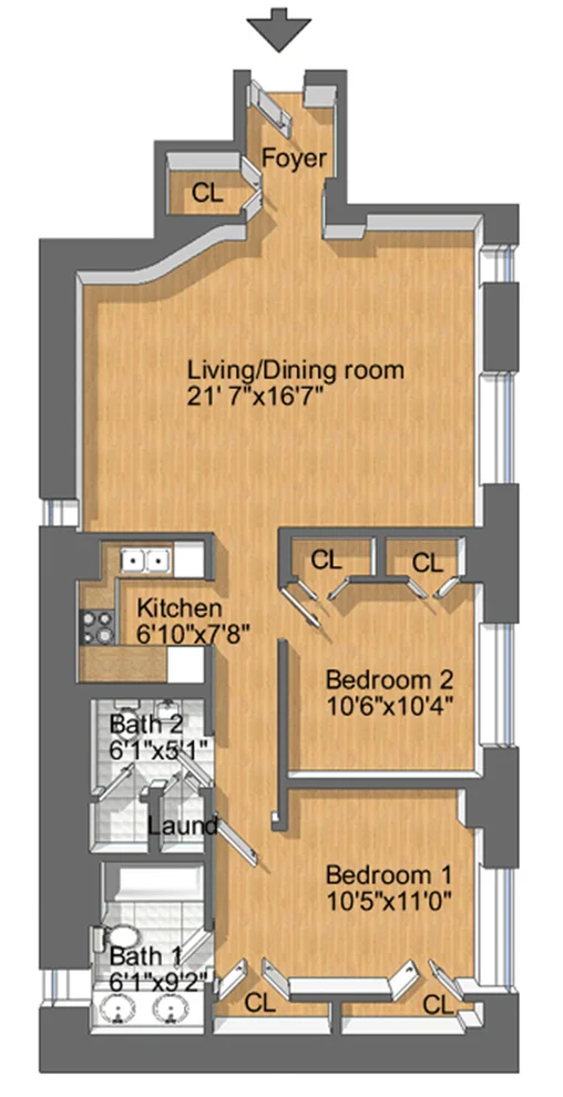 Unit for sale at 100 W 58th Street, Manhattan, NY 10019