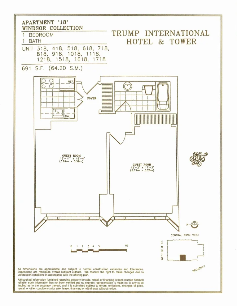 Unit for sale at 1 Central Park W, Manhattan, NY 10023
