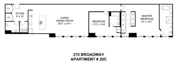 Unit for sale at 270 BROADWAY, Manhattan, NY 10007