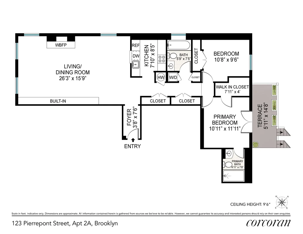 Unit for sale at 123 PIERREPONT Street, Brooklyn, NY 11201