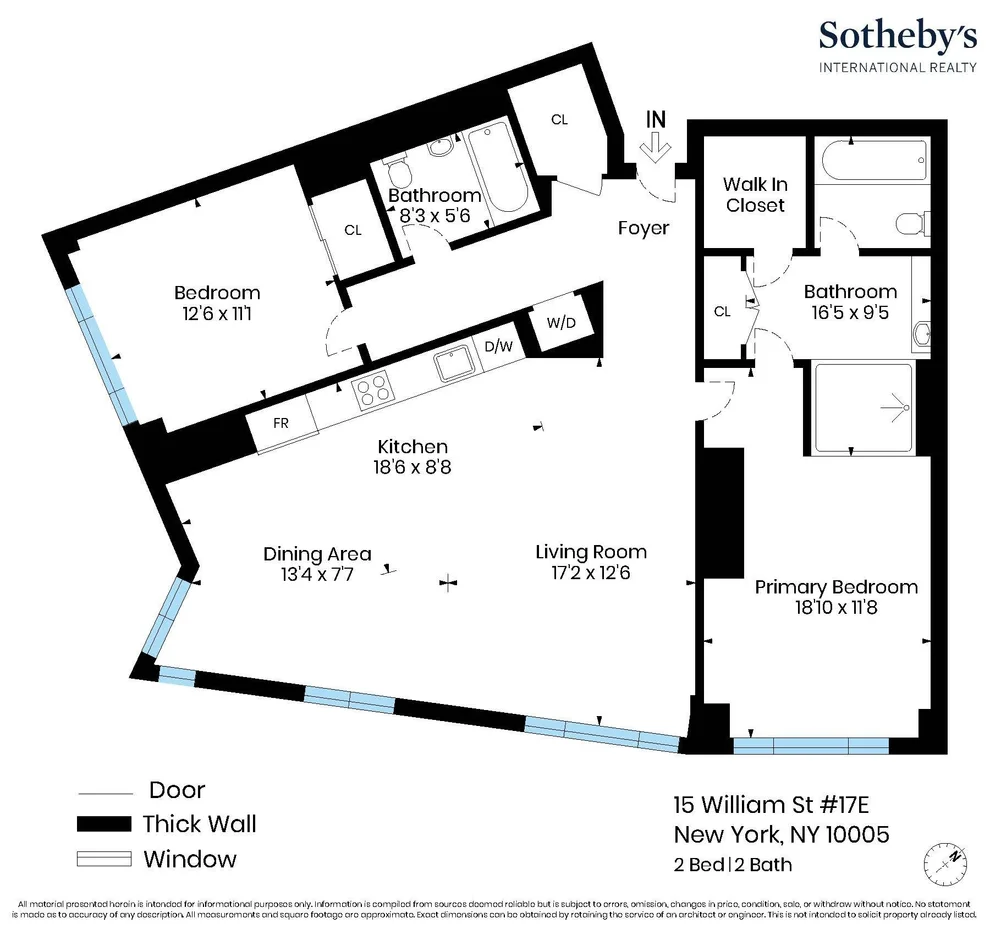 Unit for sale at 15 William Street, Manhattan, NY 10005