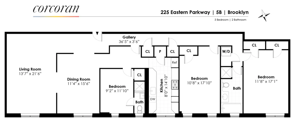 Unit for sale at 225 EASTERN Parkway, Brooklyn, NY 11238
