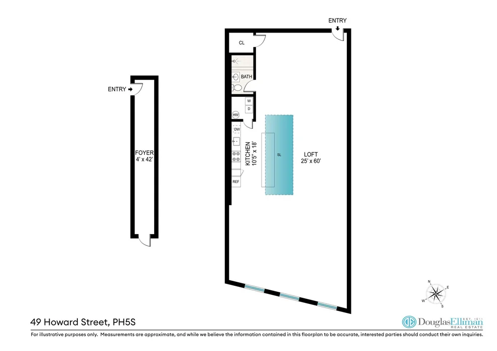 Unit for sale at 49 HOWARD Street, Manhattan, NY 10013