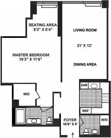 Unit for sale at 220 Riverside Boulevard, Manhattan, NY 10069