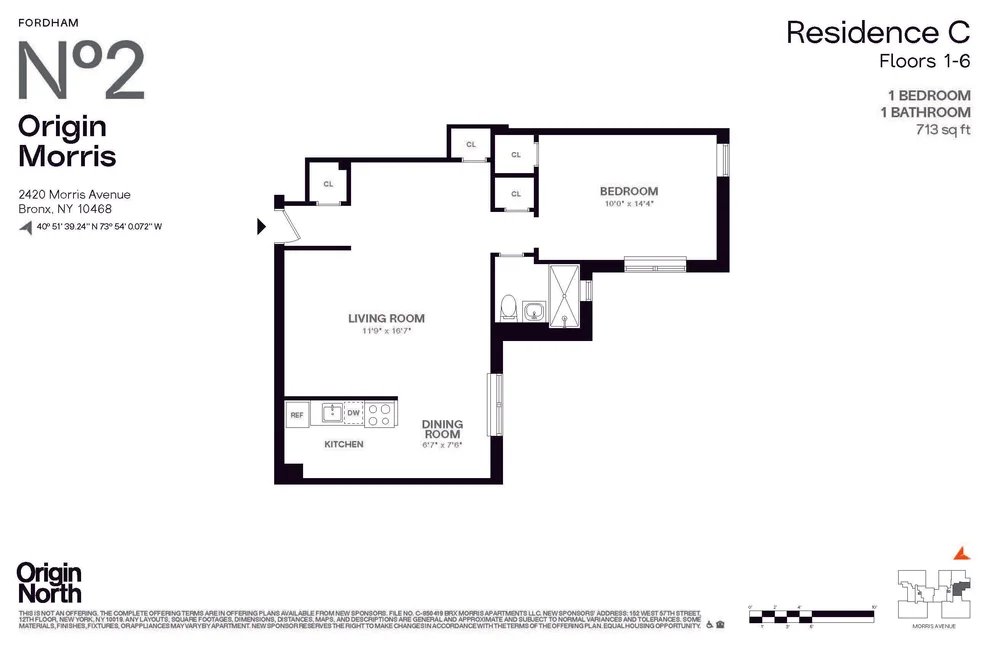 Unit for sale at 2420 MORRIS Avenue, Bronx, NY 10468