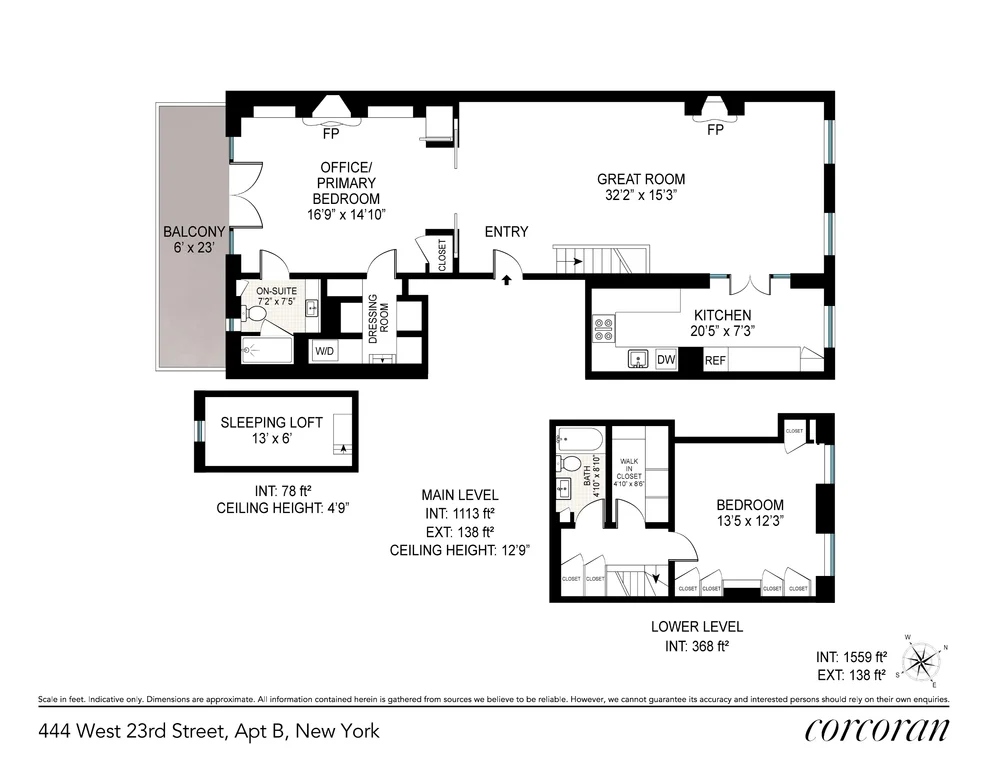 Unit for sale at 444 W 23rd Street, Manhattan, NY 10011