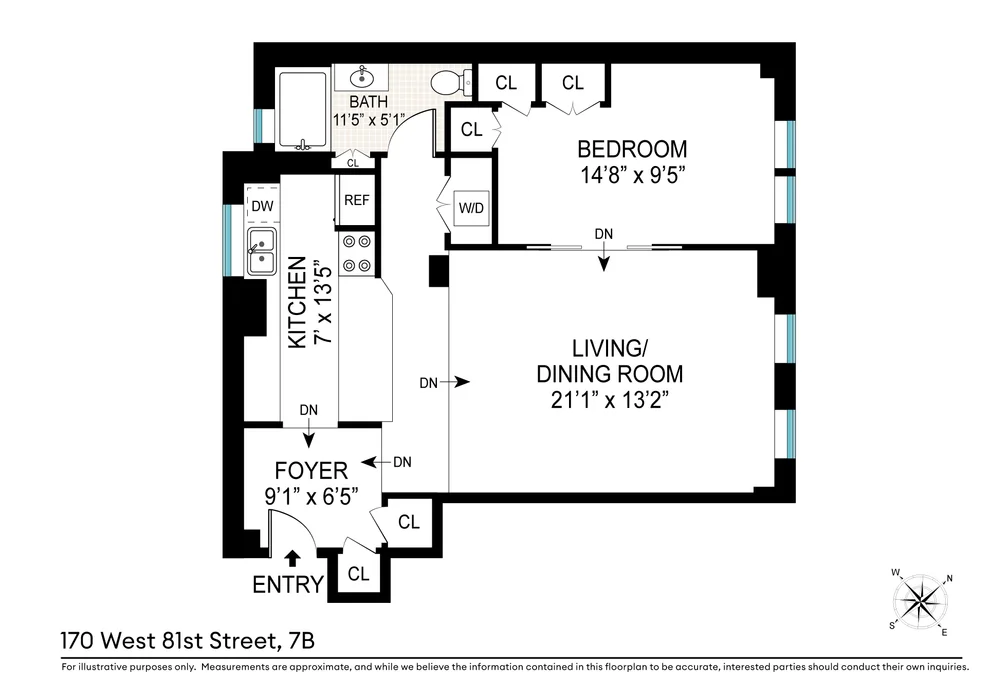 Unit for sale at 170 W 81ST Street, Manhattan, NY 10024