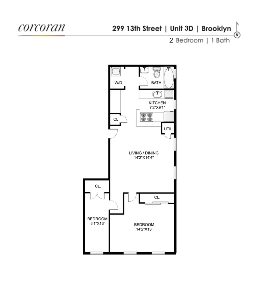 Unit for sale at 299 13TH Street, Brooklyn, NY 11215