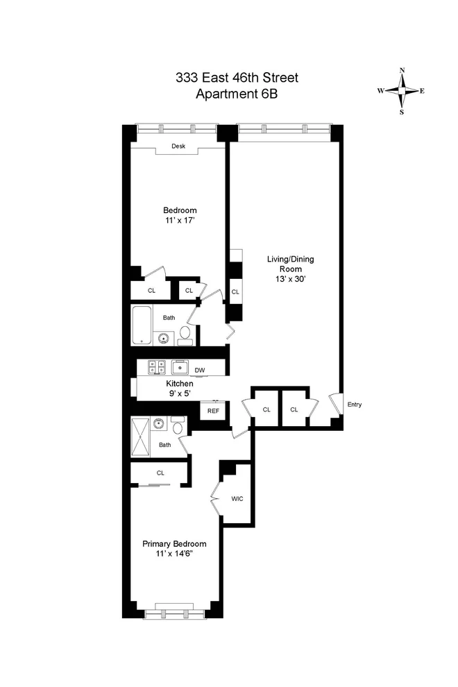 Unit for sale at 333 E 46TH Street, Manhattan, NY 10017