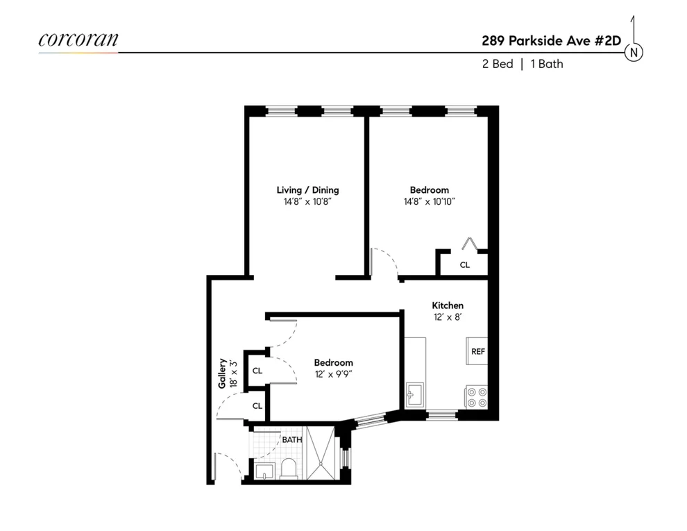 Unit for sale at 289 PARKSIDE Avenue, Brooklyn, NY 11226