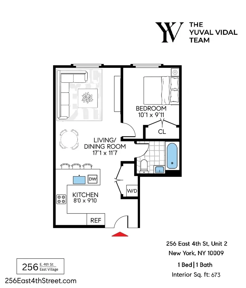 Unit for sale at 256 E 4th Street, Manhattan, NY 10009