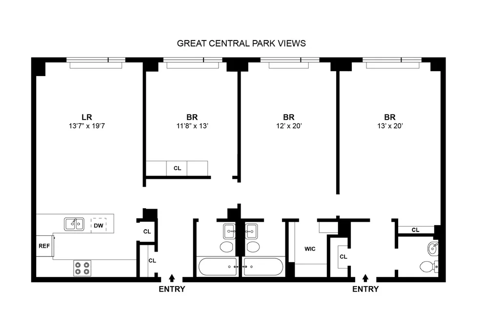 Unit for sale at 230 CENTRAL Park W, Manhattan, NY 10024