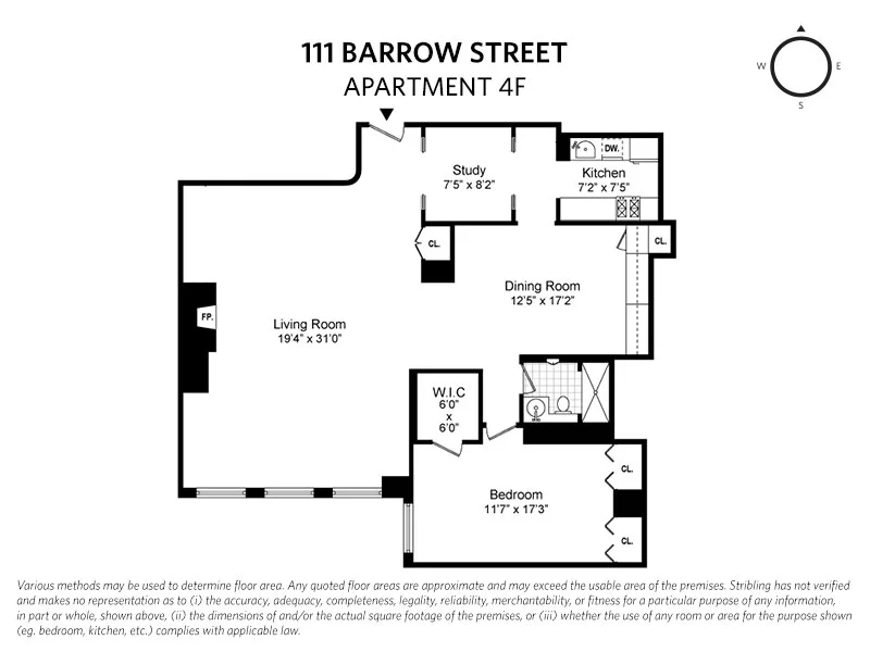 Unit for sale at 111 BARROW Street, Manhattan, NY 10014