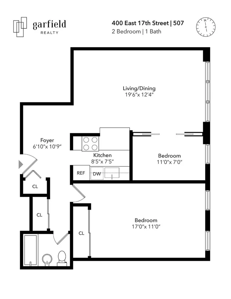 Unit for sale at 400 E 17th Street, Brooklyn, NY 11226