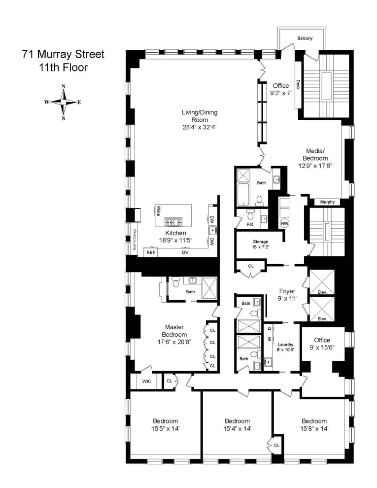 Unit for sale at 71 MURRAY Street, Manhattan, NY 10007