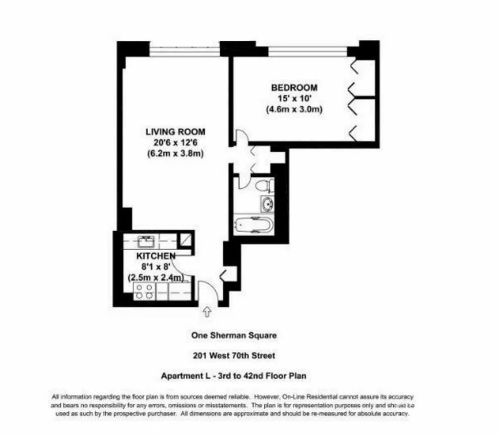 Unit for sale at 201 W 70th Street, Manhattan, NY 10023
