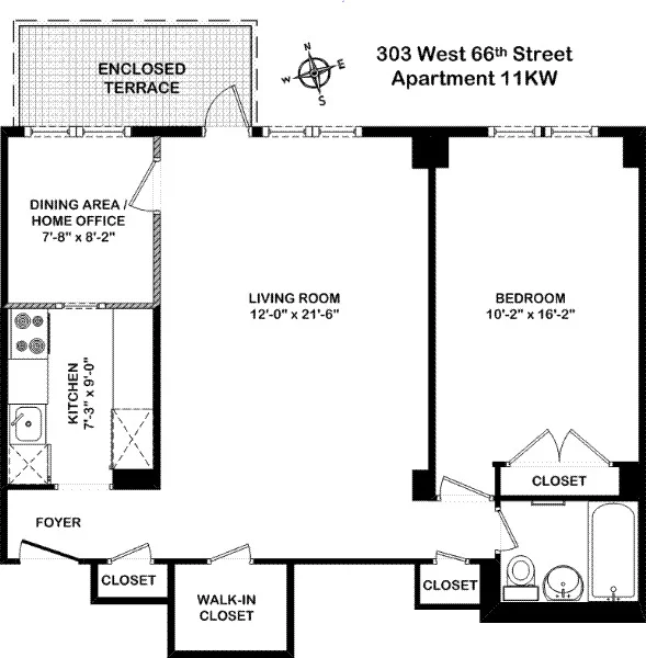 Unit for sale at 303 W 66TH Street, Manhattan, NY 10069
