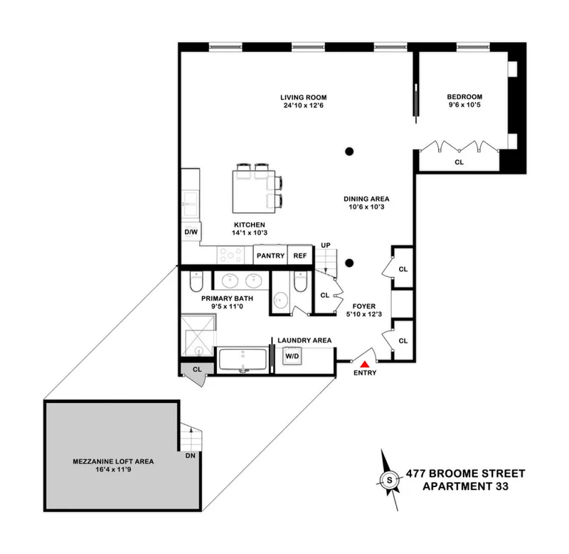 Unit for sale at 477 BROOME Street, Manhattan, NY 10013