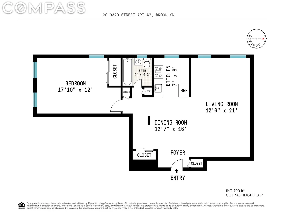 Unit for sale at 20 93rd Street, Brooklyn, NY 11209
