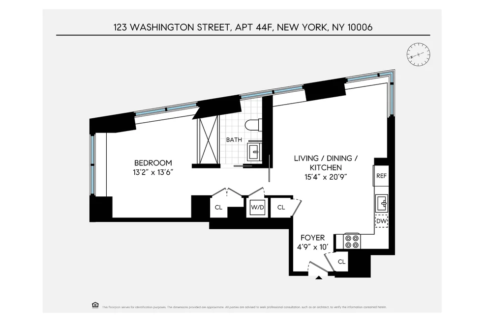 Unit for sale at 123 Washington Street, Manhattan, NY 10006