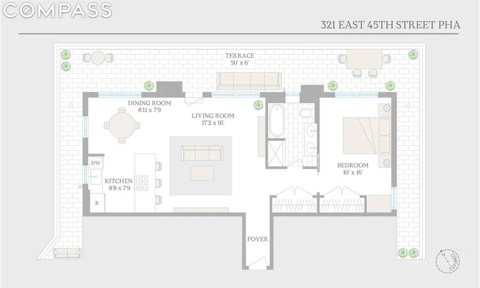 Unit for sale at 321 E 45th Street, Manhattan, NY 10017