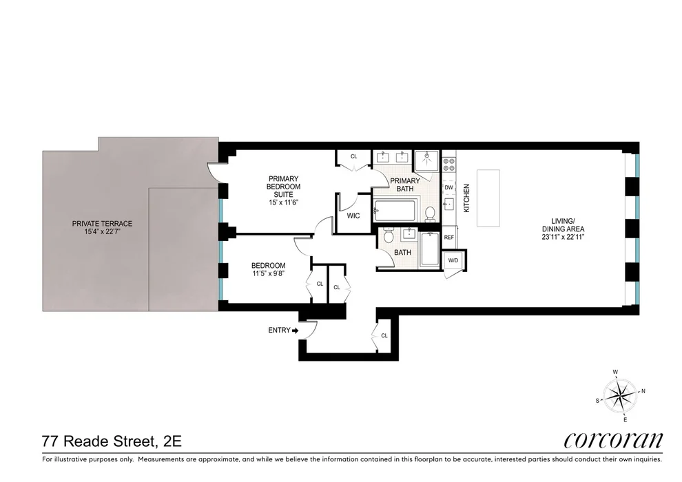Unit for sale at 77 READE Street, Manhattan, NY 10007
