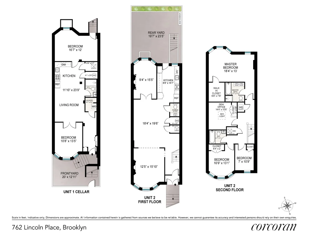 Unit for sale at 762 Lincoln Place, Brooklyn, NY 11216