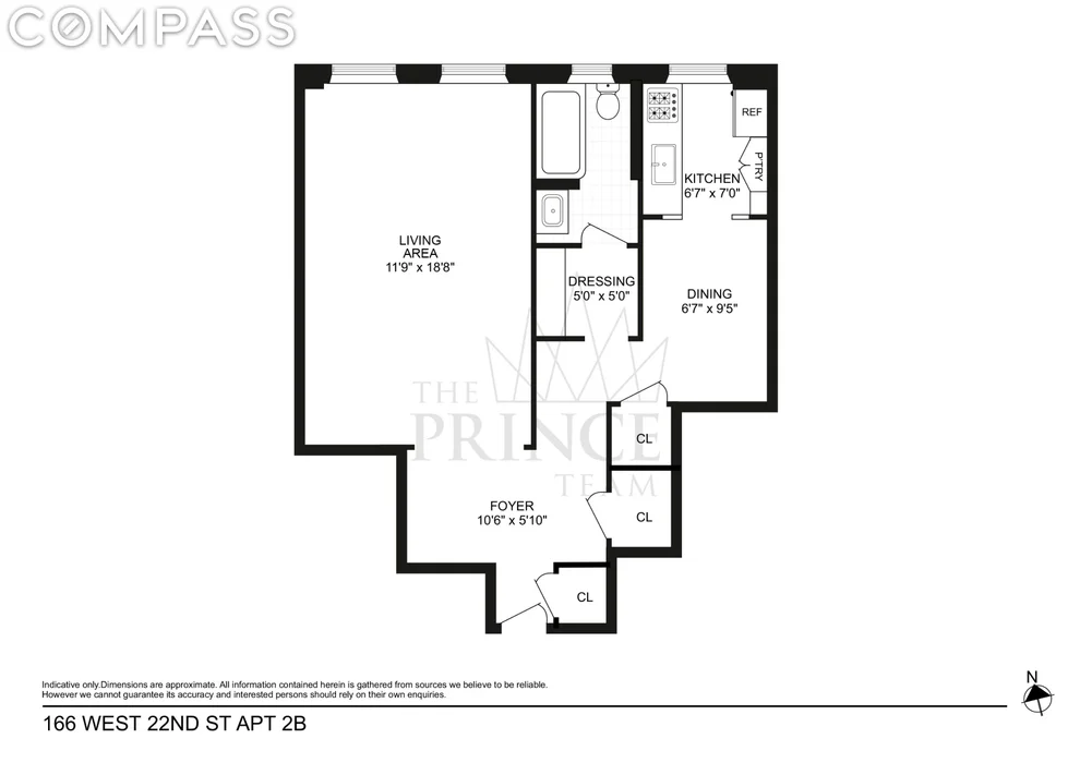 Unit for sale at 166 W 22nd Street, Manhattan, NY 10011