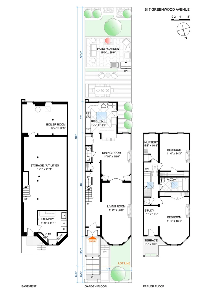 Unit for sale at 617 Greenwood Avenue, Brooklyn, NY 11218