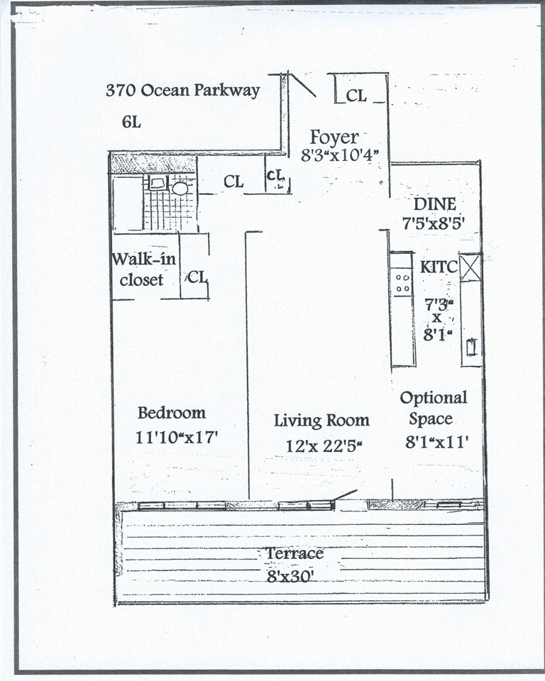 Unit for sale at 370 OCEAN Parkway, Brooklyn, NY 11218