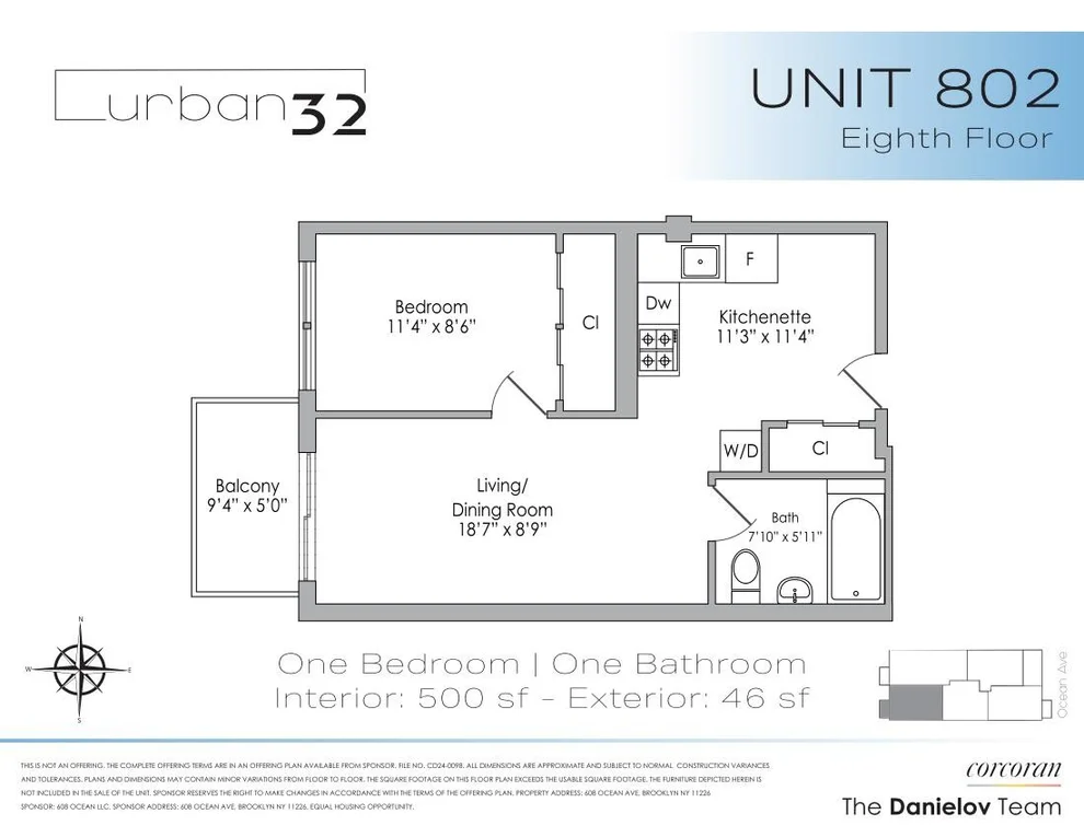 Unit for sale at 608 OCEAN Avenue, Brooklyn, NY 11226