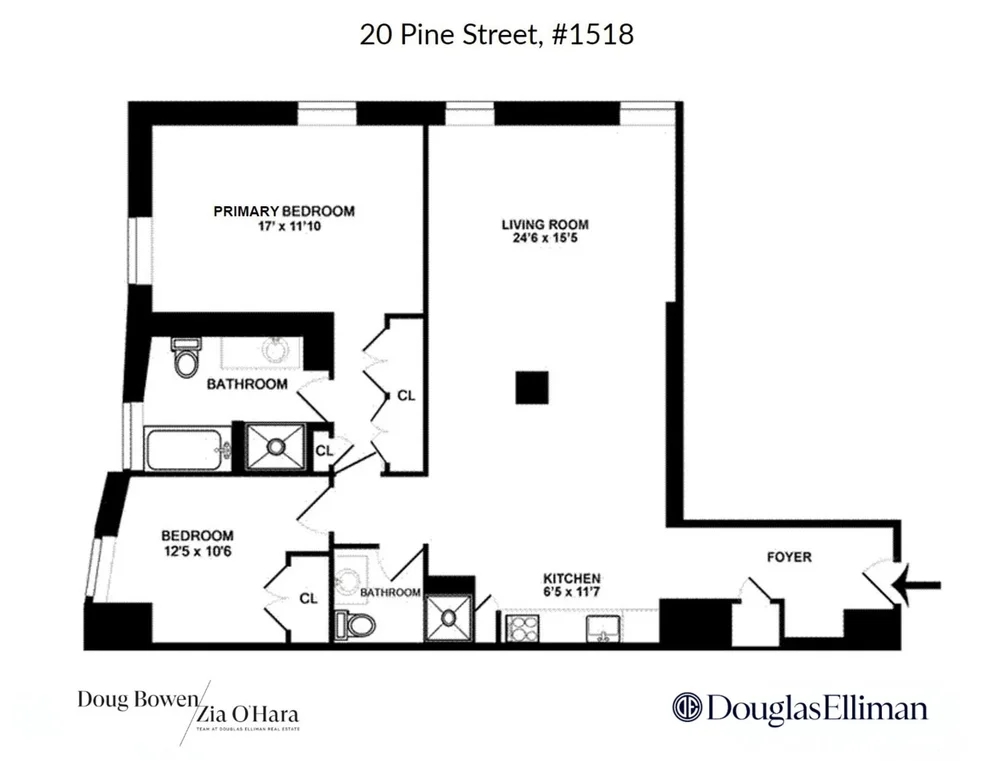 Unit for sale at 20 PINE Street, Manhattan, NY 10005