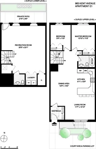 Unit for sale at 963C Kent Avenue, Brooklyn, NY 11205