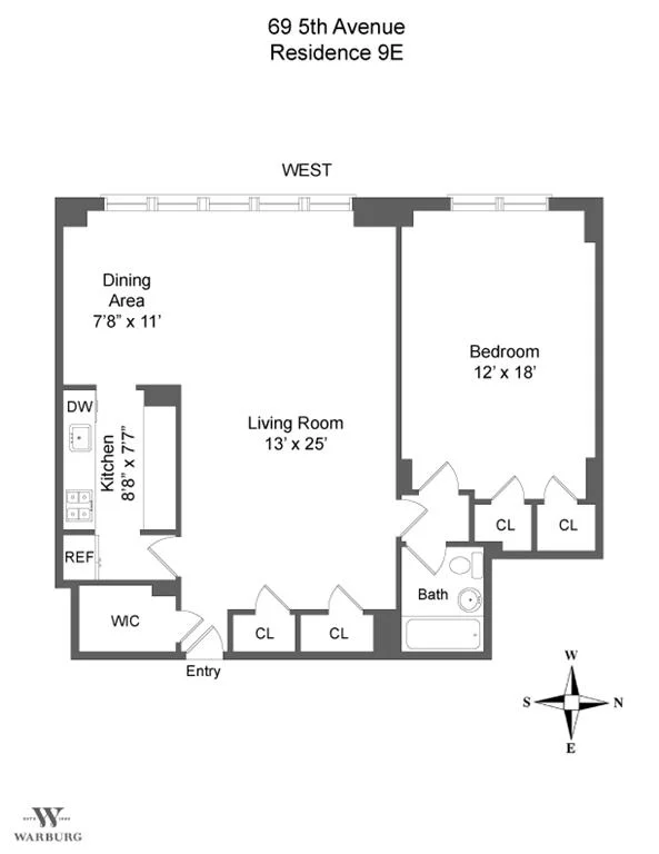 Unit for sale at 69 5th Avenue, Manhattan, NY 10003