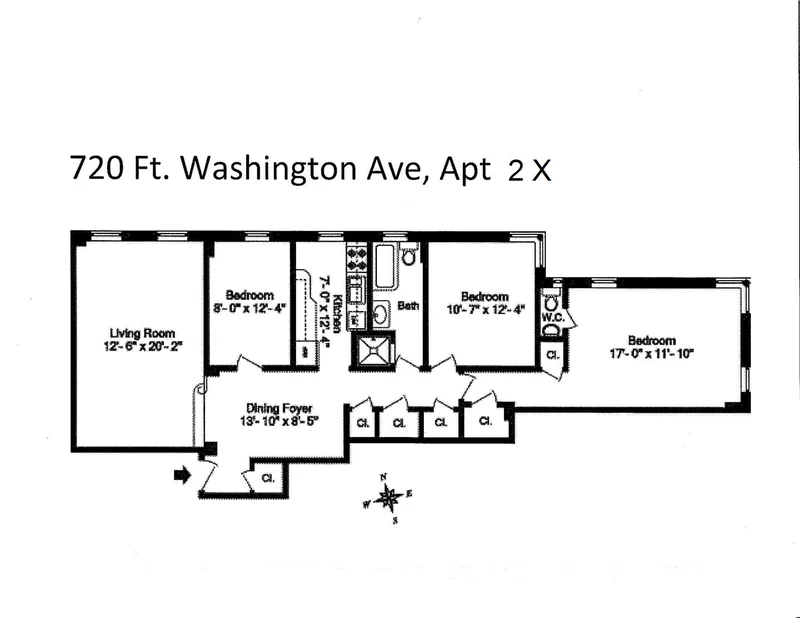 Unit for sale at 720 FORT WASHINGTON Avenue, Manhattan, NY 10040