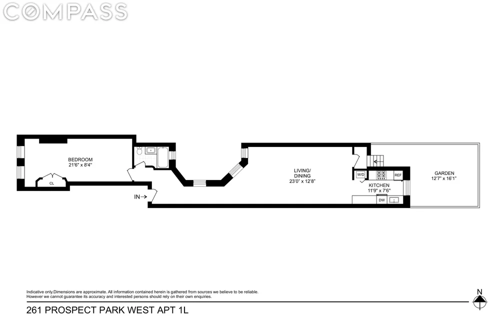 Unit for sale at 261 Prospect Park W, Brooklyn, NY 11215