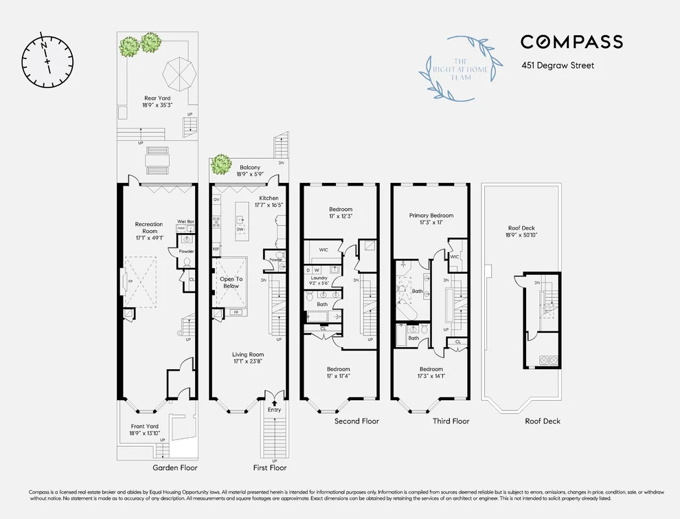 Unit for sale at 451 Degraw Street, Brooklyn, NY 11217