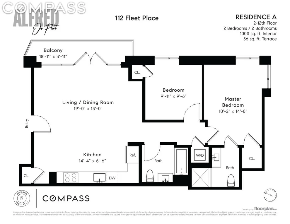 Unit for sale at 112 Fleet Place, Brooklyn, NY 11201