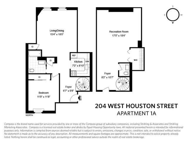 Unit for sale at 204 W Houston Street, Manhattan, NY 10014