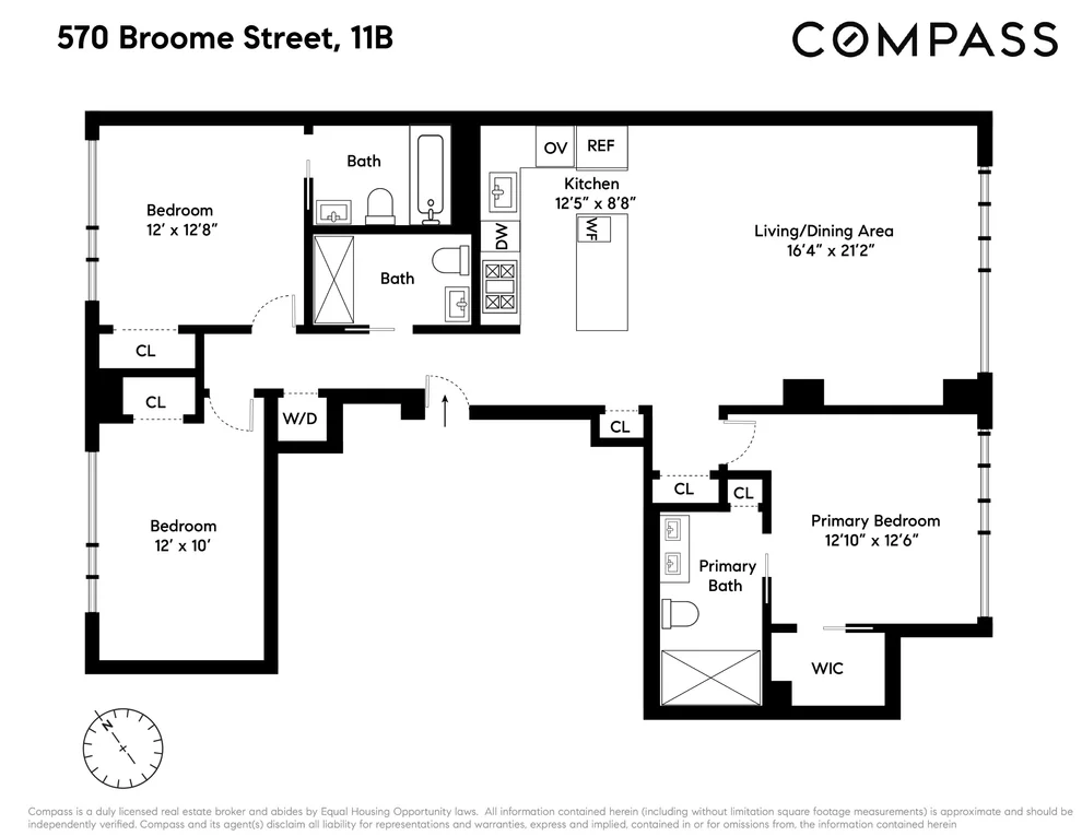 Unit for sale at 570 Broome Street, Manhattan, NY 10013