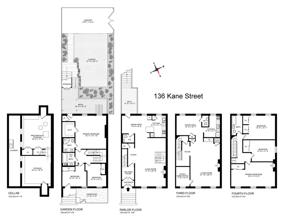 Unit for sale at 136 KANE Street, Brooklyn, NY 11231