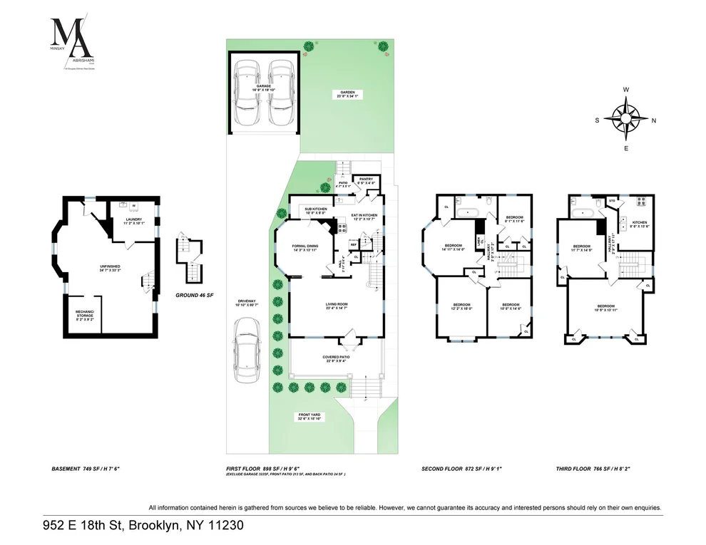 Unit for sale at 952 E 18TH Street, Brooklyn, NY 11230