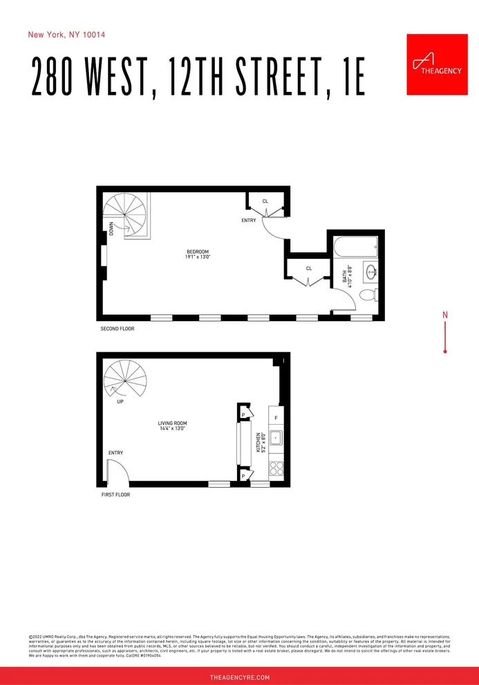 Unit for sale at 280 W 12th Street, Manhattan, NY 10014