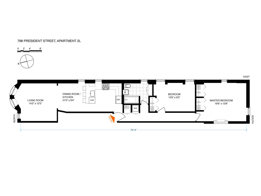 Unit for sale at 798 PRESIDENT Street, Brooklyn, NY 11215